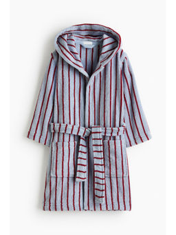 H&M - Kids Blue Cotton Terry Dressing Gown