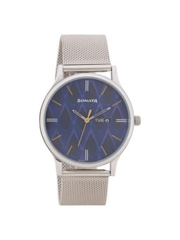 Sonata - Round Dial Analog Watch for Men_77105SM04