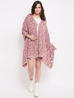 KnitStudio - Peach Floral Knitted Shawl