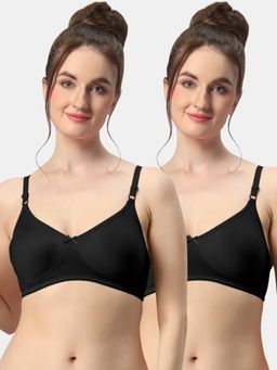 Sonari - Albela Seamless Soft Cup Everyday Non Padded Molded Bra for Women (Pack of 2)