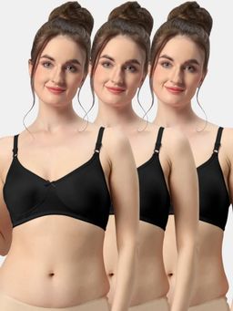 Sonari - Albela Seamless Soft Cup Everyday Non Padded Molded Bra for Women (Pack of 3)