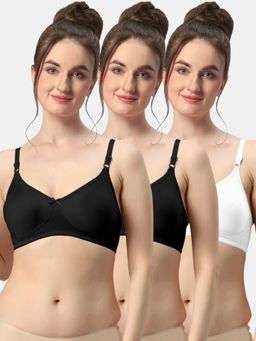 Sonari - Albela Seamless Soft Cup Everyday Non Padded Molded Bra for Women (Pack of 3)