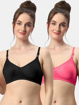 Sonari - Albela Seamless Soft Cup Everyday Non Padded Molded Bra for Women (Pack of 2)