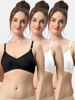 Sonari - Albela Seamless Soft Cup Everyday Non Padded Molded Bra for Women (Pack of 3)