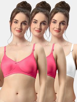 Sonari - Albela Seamless Soft Cup Everyday Non Padded Molded Bra for Women (Pack of 3)