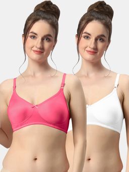 Sonari - Albela Seamless Soft Cup Everyday Non Padded Molded Bra for Women (Pack of 2)
