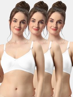 Sonari - Albela Seamless Soft Cup Everyday Non Padded Molded Bra for Women (Pack of 3)