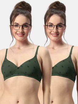 Sonari - Avani Womens Lightly Padded Non Wired Convertible Straps T-Shirt Bra (Pack of 2)