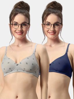 Sonari - Avani Womens Lightly Padded Non Wired Convertible Straps T-Shirt Bra (Pack of 2)