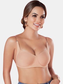 Sonari - Backeye For Womens Backless T-Shirt Bra with Transparent Straps & Band