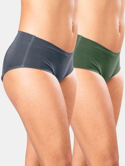 Sonari - Womens Menstrual Period Leakproof Briefs Seamless Period Panties (Pack of 2)