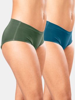 Sonari - Womens Menstrual Period Leakproof Briefs Seamless Period Panties (Pack of 2)