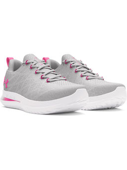 Under Armour - Women Grey Velociti 3 Running Shoes