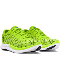 Under Armour - Men Green Charged Breeze 2 Running Shoes