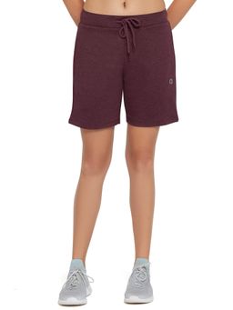 Amante - Essential Solid Low Rise Relaxed Shorts-Maroon