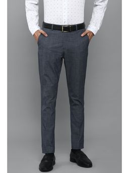 Louis Philippe - Checks Grey Trousers