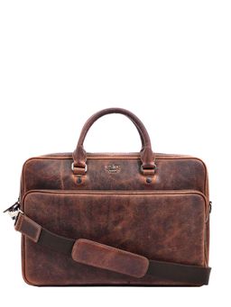 Eske - Amery Laptop Bag, Upto 16" Cognac Texas