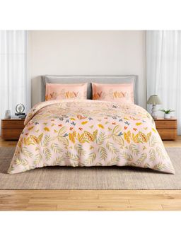 SPACES - Itsy Bitsy Delicacy Cotton Soft Floral Print Bedsheet with 2 Pillow Covers
