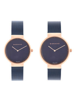 Giordano - Navy Blue Dial Analog Casual Watch Set - GD-2077