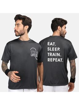 CHKOKKO - Mens Round Neck Gym Sports T-Shirt