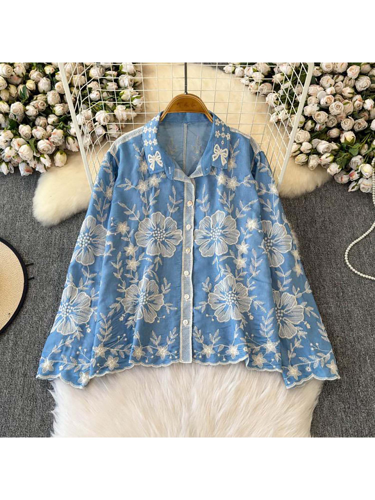 Siya Premium Embroidered Cotton Shirt-picture-33