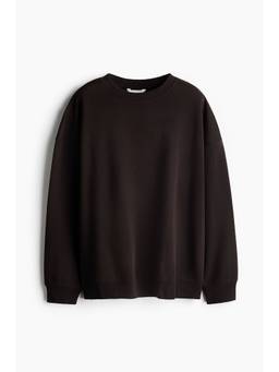 H&M - Women Brown Oversized Sweatshirt