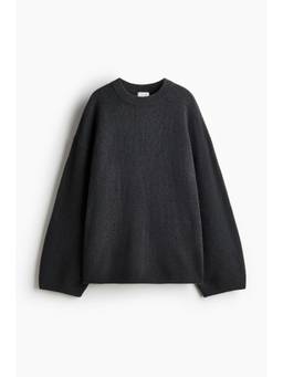 H&M - Women Black Oversized Jumper