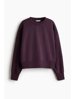 H&M - Women Purple Oversized Sweatshirt