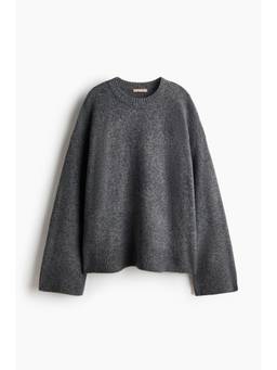 H&M - Women Grey Knitted Jumper