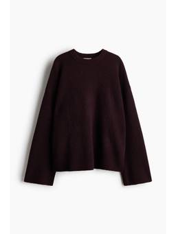 H&M - Women Maroon Knitted Jumper