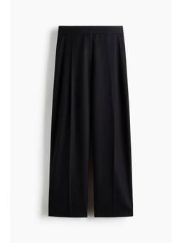 H&M - Women Black Tailored Barrel Trousers