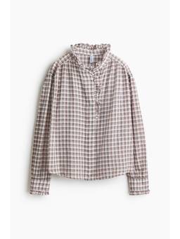 H&M - Women White Frill-Trimmed Blouse