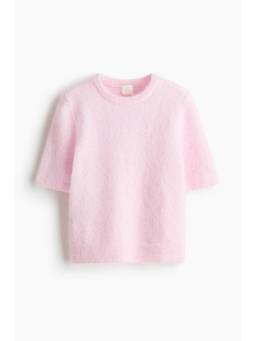 H&M - Women Pink Short-Sleeved Jumper
