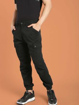 Flying Machine - Black Mens Joggers