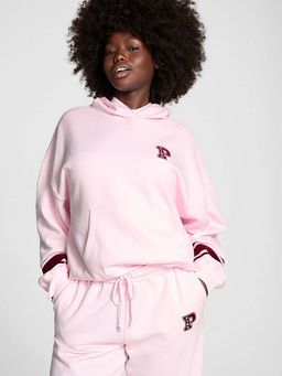 Victoria's Secret - Pink Ivy Fleece Campus Hoodie Pink