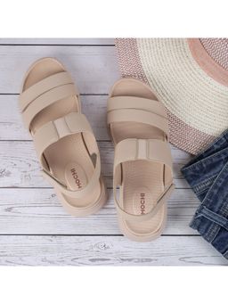 Mochi - Women Elegant Beige Sandals