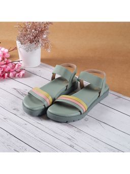 Metro - Women Elegant Green Sandals
