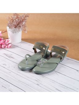 Metro - Women Elegant Green Sandals