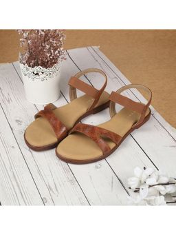 Metro - Women Elegant Tan Sandals
