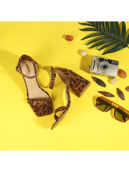 Mochi - Women Elegant Tan Sandal Heels