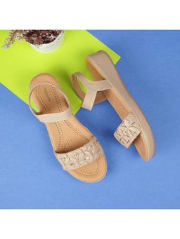 Mochi - Women Elegant Beige Sandals