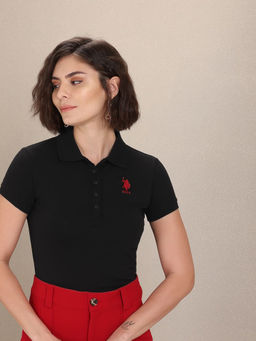 U.S. POLO ASSN. - Solid Pique Polo T-Shirt