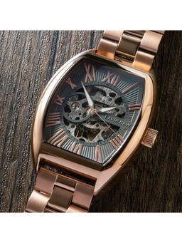 Earnshaw - Beauchamp Automatic Skeleton Grey Tonneau Dial Mens Watch - ES-8148-66