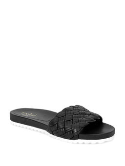Eske - Black Solid Rania Slip Ons