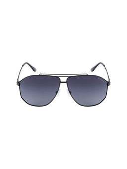 Opium Eyewear - Men Blue Square Sunglasses with Polarised and UV Protected Lens - OP-1933-C01