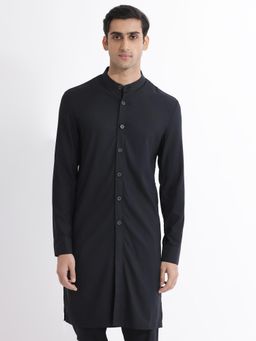 Rare Rabbit - Lasmos-K Primary Black Kurta