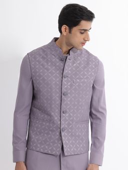 Rare Rabbit - Medo-B Pastel Purple Bandhgala