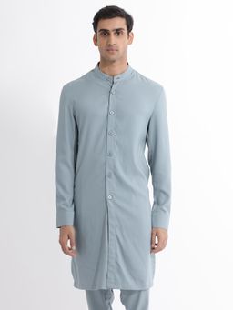 Rare Rabbit - Medo-K Dusky Green Kurta