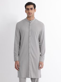 Rare Rabbit - Medo-K Primary Grey Kurta