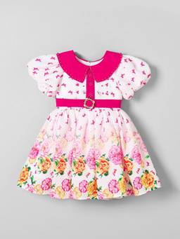 Hopscotch - White Polyester Blend Embellished/Sequined Party Dress